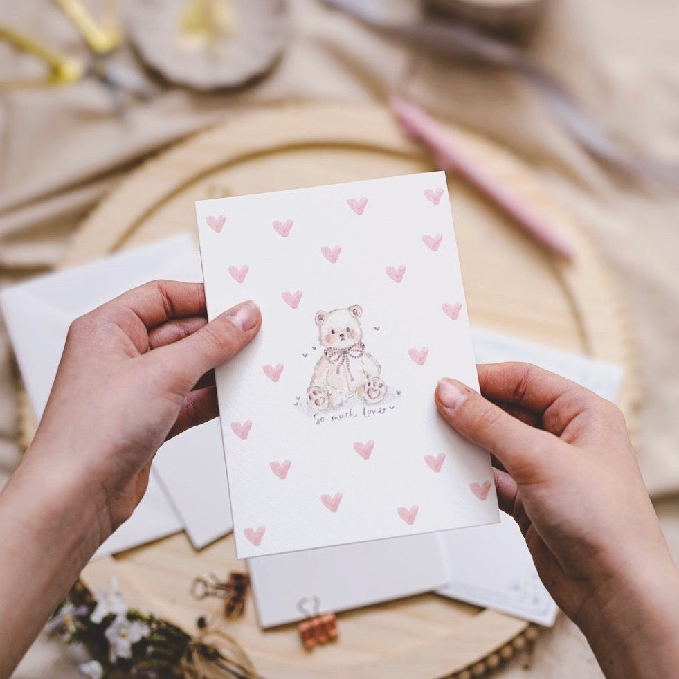 William The Bear Keepsake Card