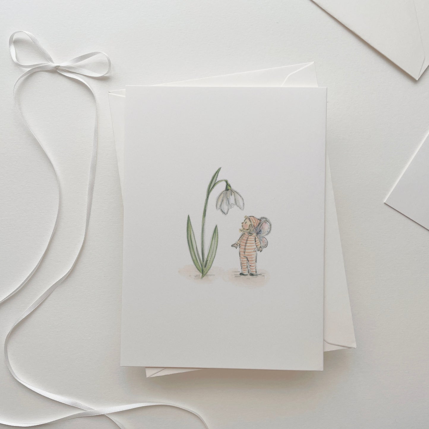 Snowdrop Fairy Keepsake Card