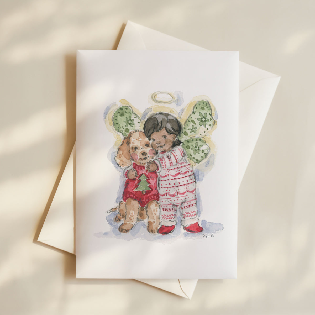 Christmas Angel Love Card Set