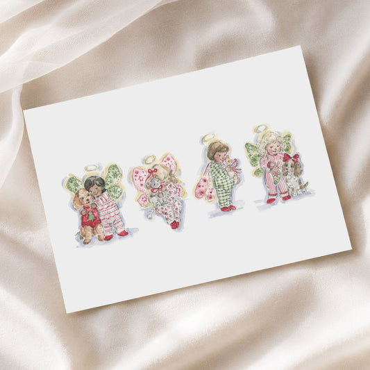 Exclusive Christmas Angel Love Print