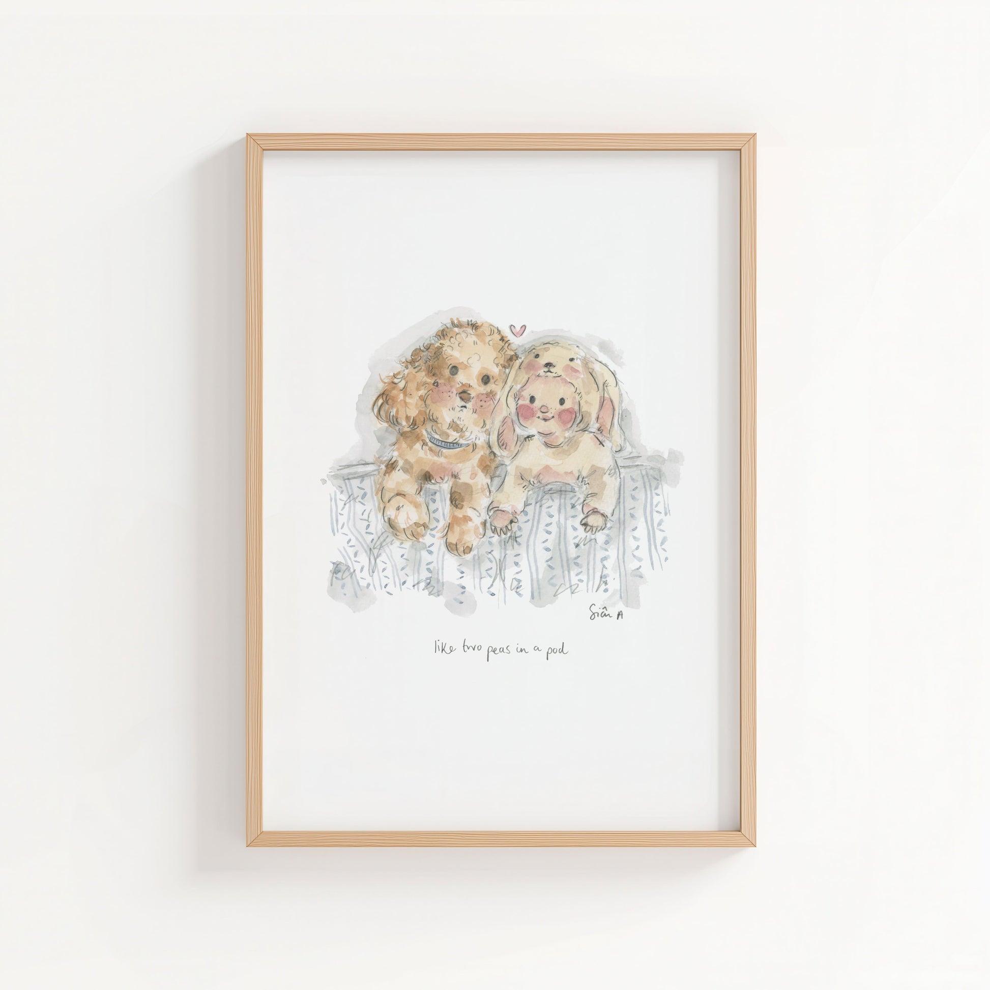 Art Prints Sian Alexia Paine Dog Illustration