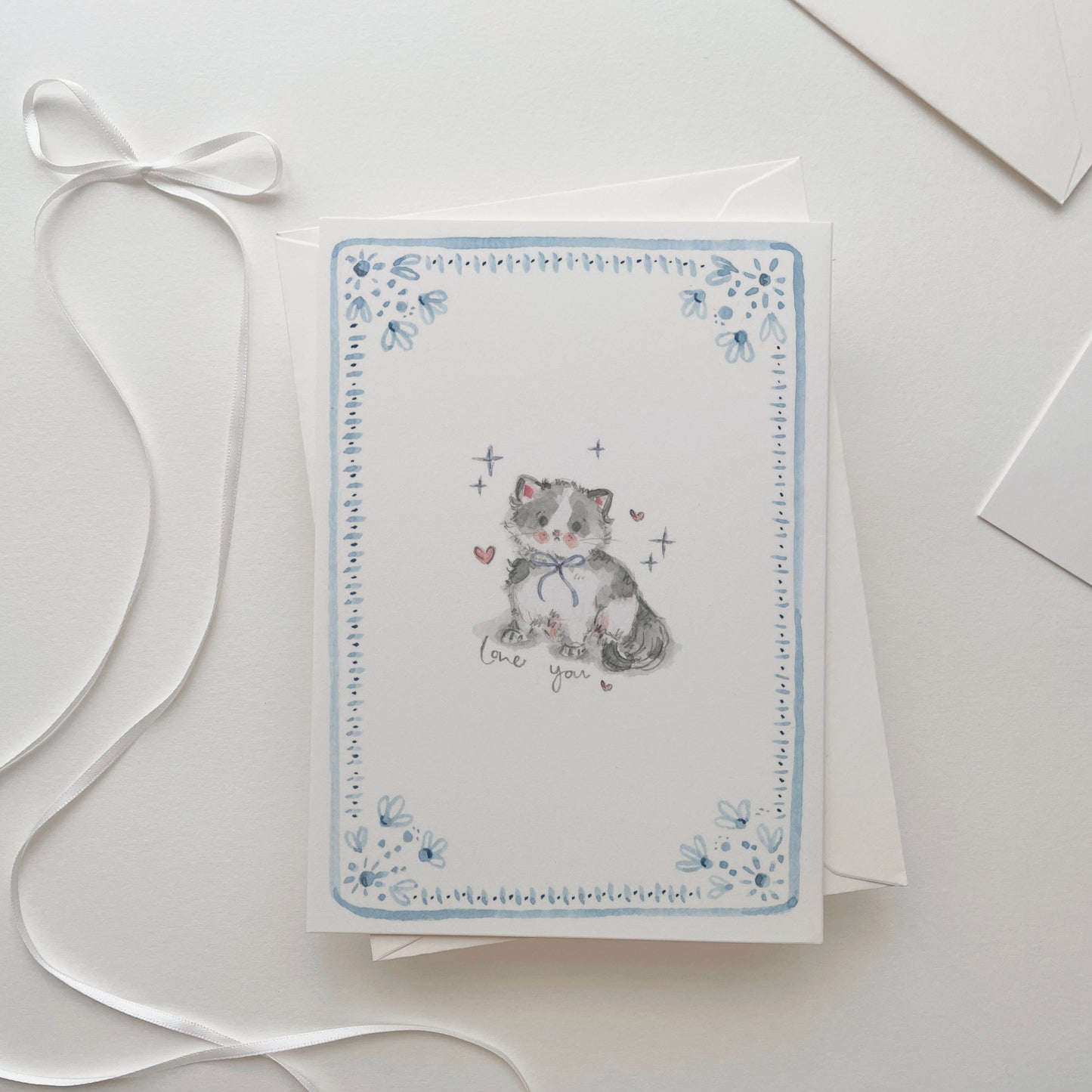 Love You Kitten Keepsake Card