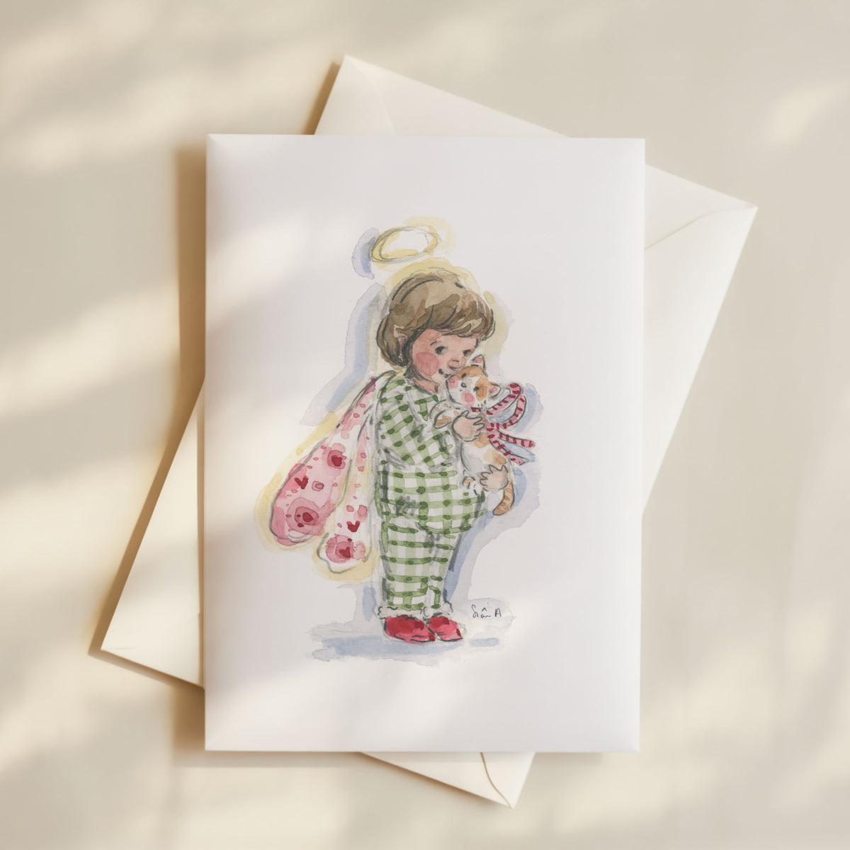 Christmas Angel Love Card Set