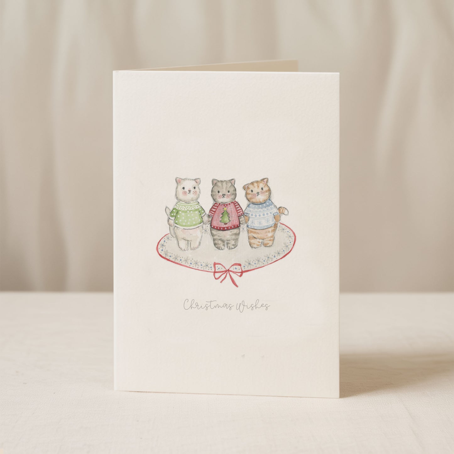 Christmas Kitten Card Sets
