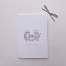 Load image into Gallery viewer, Christmas Kitten Cards - Sian Alexia Illustration
