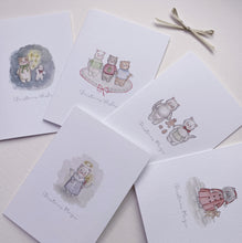 Load image into Gallery viewer, Christmas Kitten Cards - Sian Alexia Illustration
