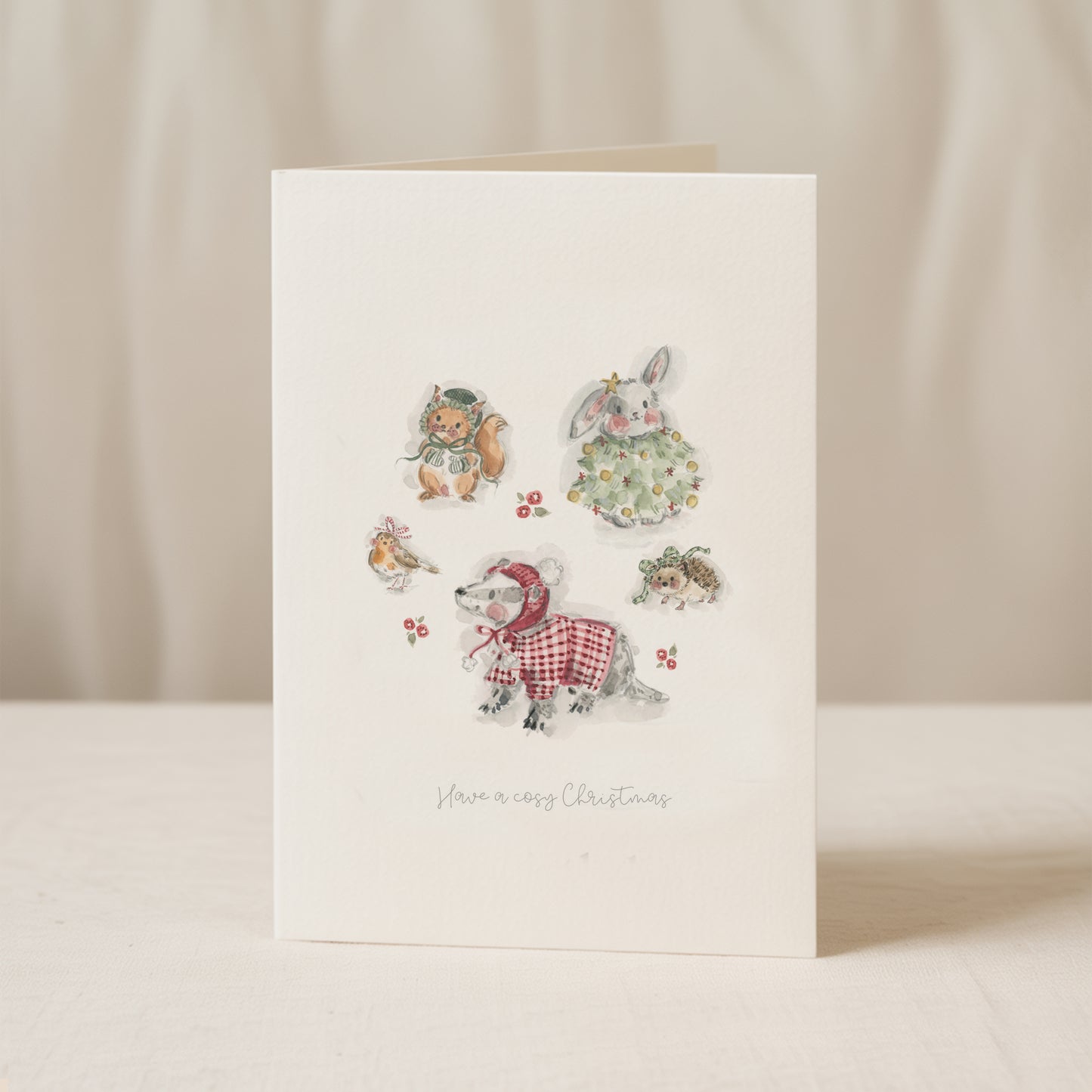 Cosy Woodland Friends Card