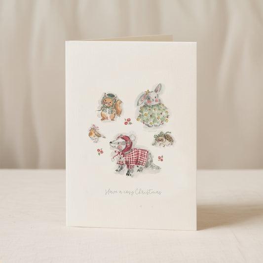 Cosy Woodland Friends Card