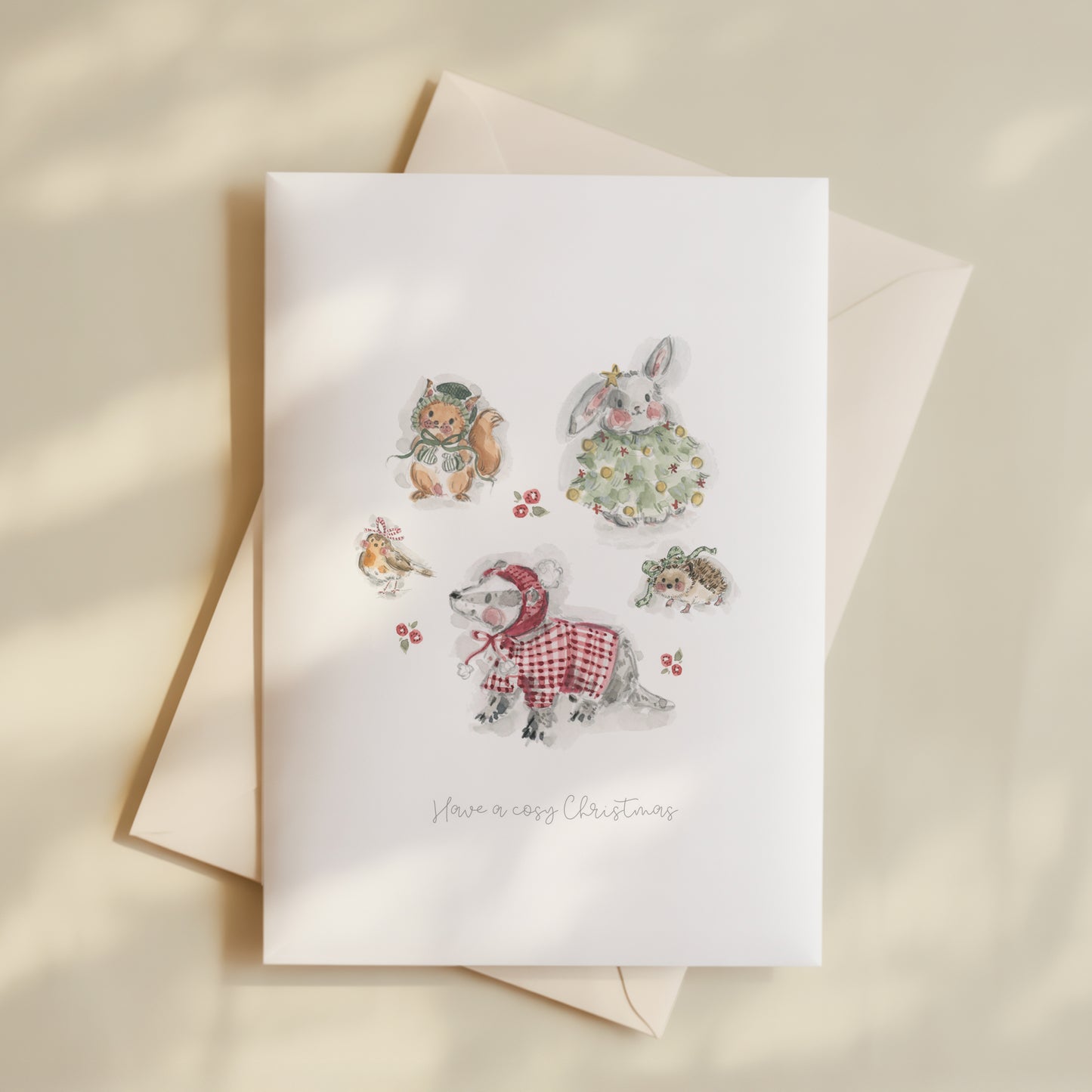 Cosy Woodland Friends Card