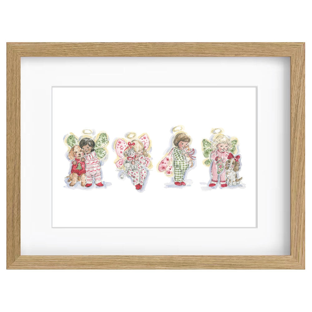 Exclusive Christmas Angel Love Print