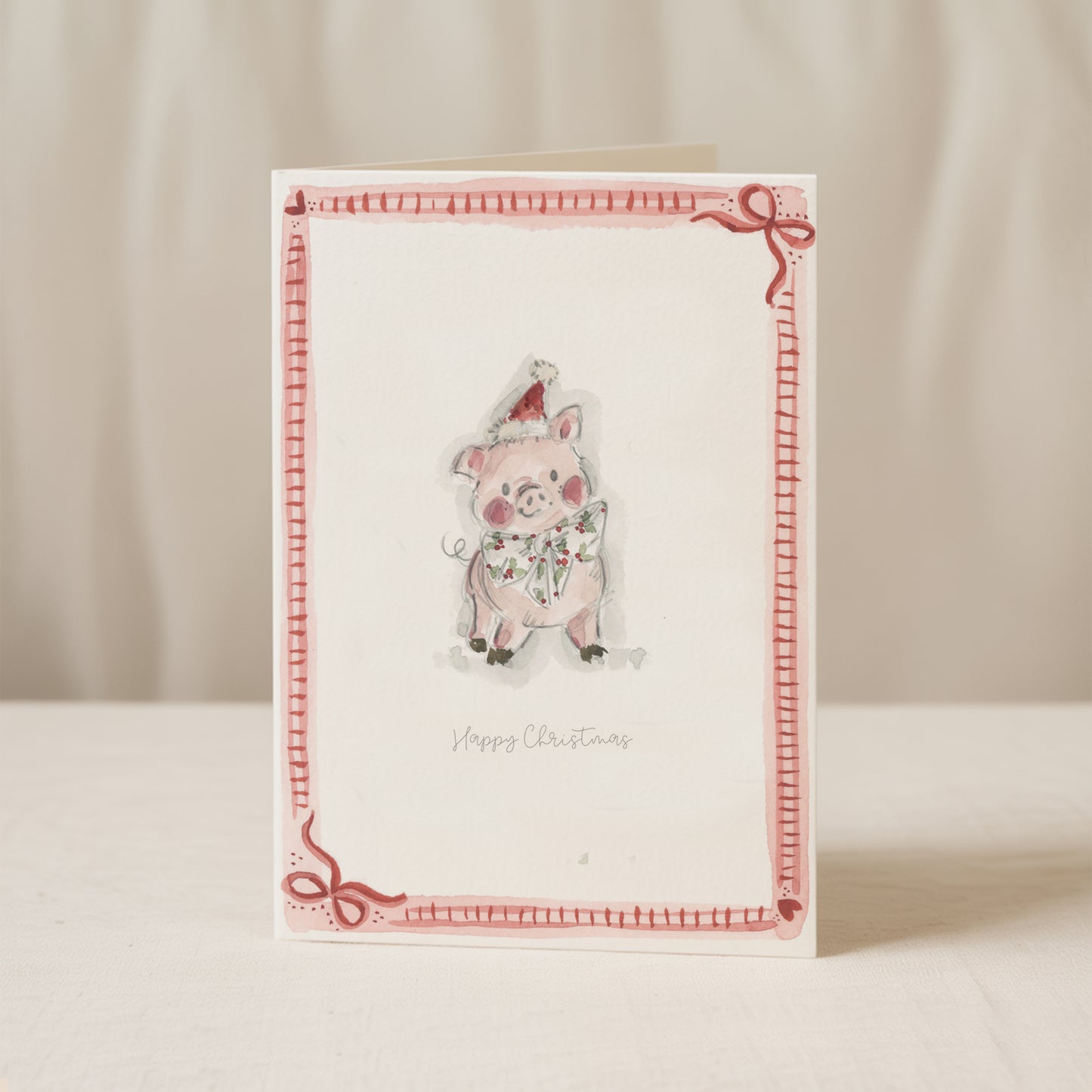 Festive Piglet Card