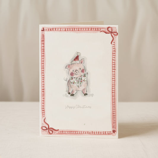 Festive Piglet Card