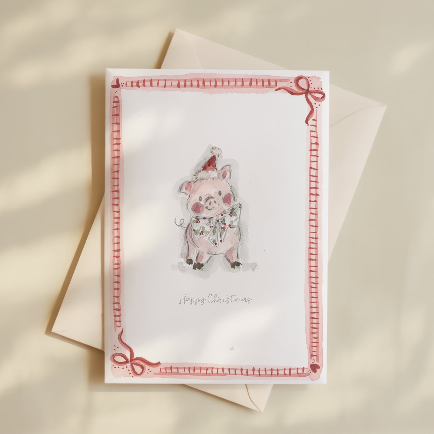 Festive Piglet Card