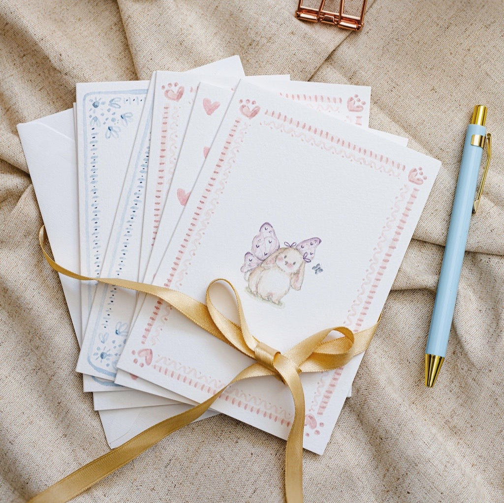 Fairy Rabbit Keepsake Card