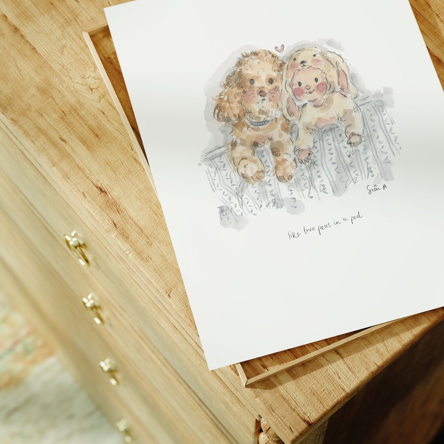 Art Prints Sian Alexia Paine Dog Illustration