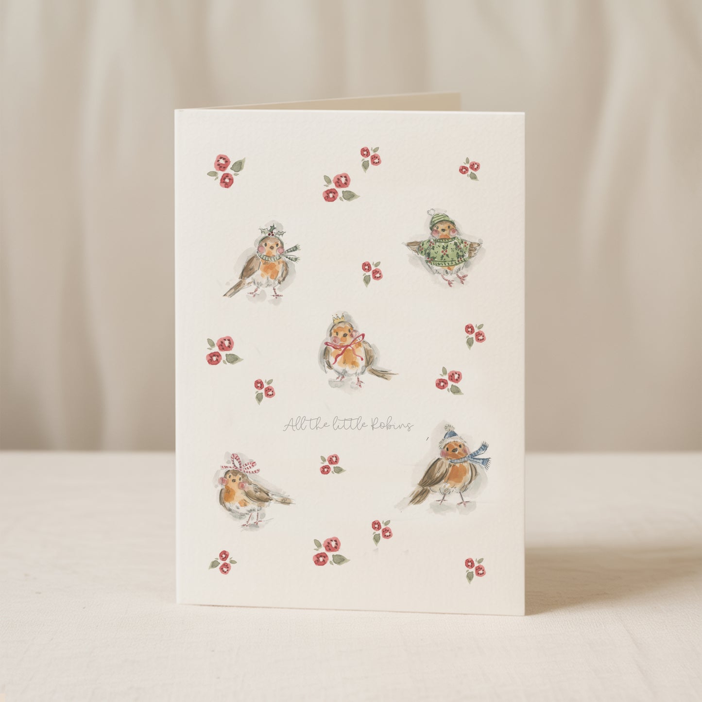 All The Little Robins Card