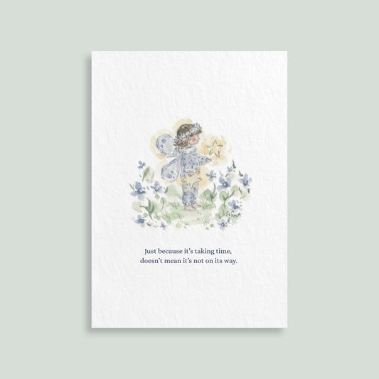 Magic is on its way art print by Sian Alexia Paine, watercolour artwork