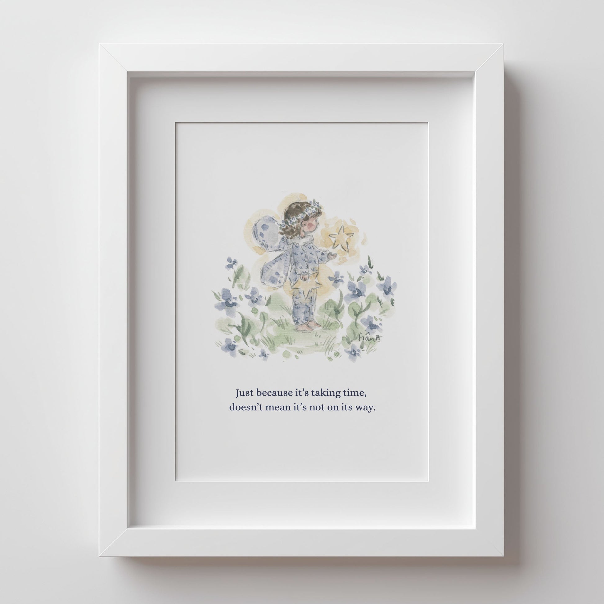 Magic is on its way art print by Sian Alexia Paine Framed example of artwork