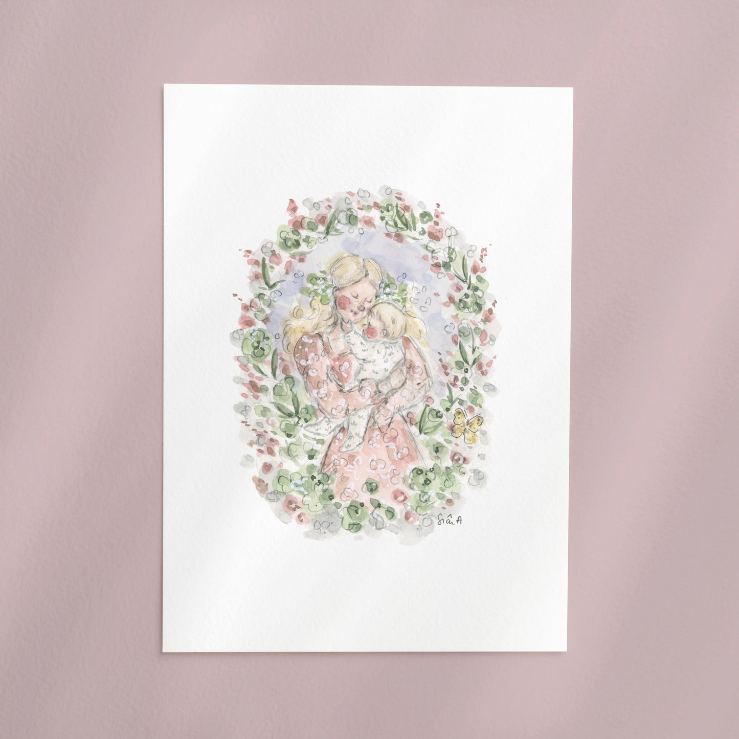 Motherhood Butterfly Print