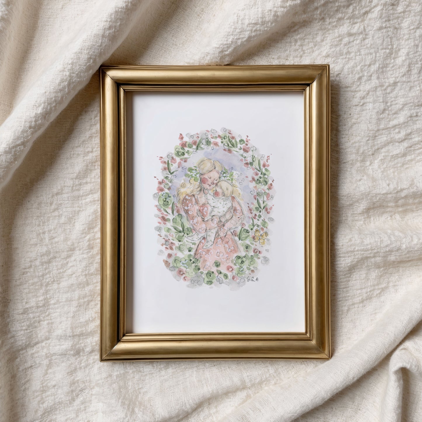 Motherhood Butterfly Print