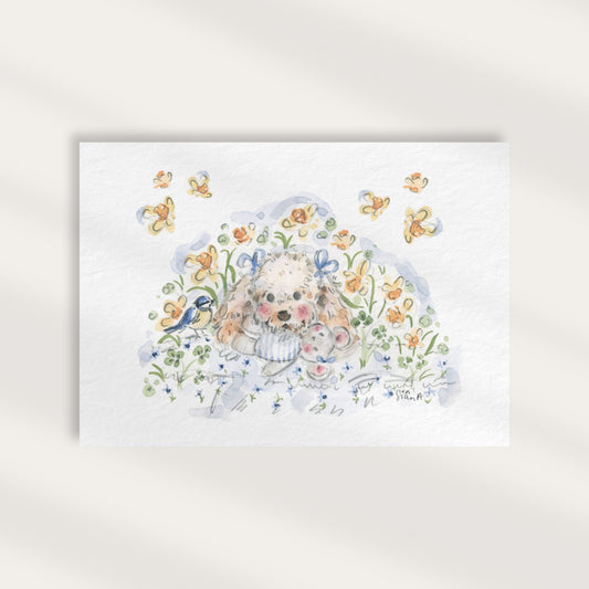 Poodle Mix Dog Print