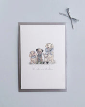 Load image into Gallery viewer, Puppy Christmas Cards - Sian Alexia Illustration
