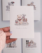 Load image into Gallery viewer, Puppy Christmas Cards - Sian Alexia Illustration
