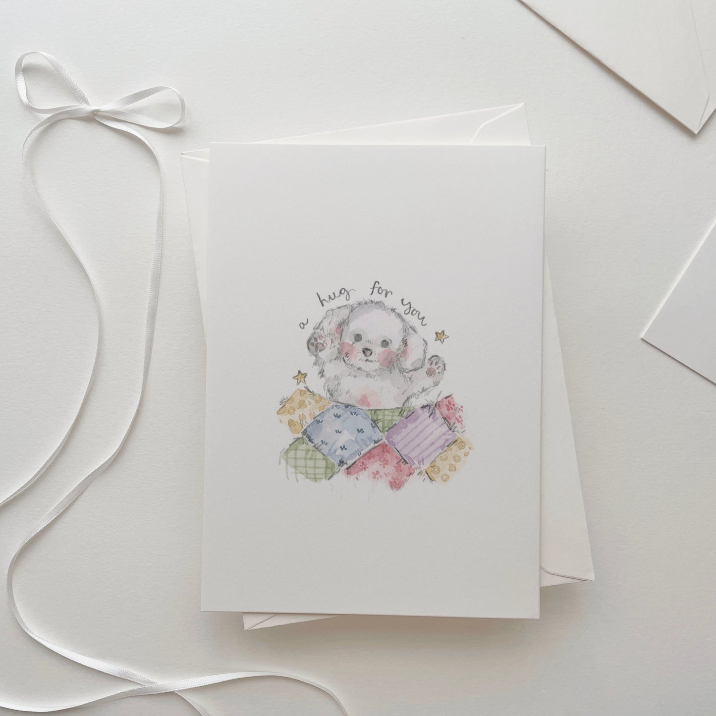 Cosy Puppy Keepsake Card