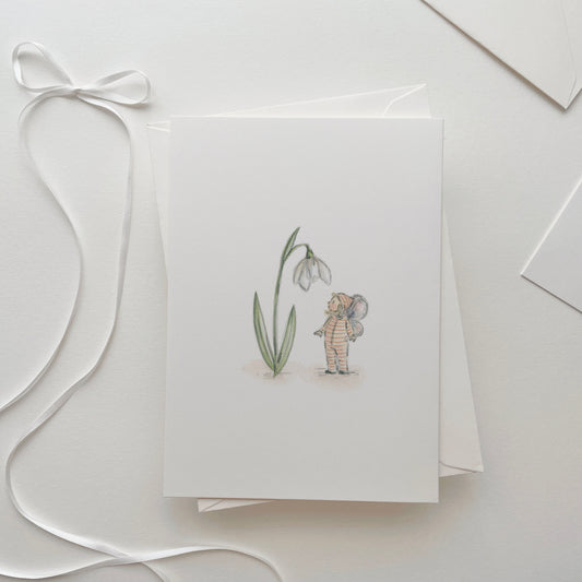 Snowdrop Fairy Keepsake Card