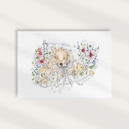 Spaniel Dog Print