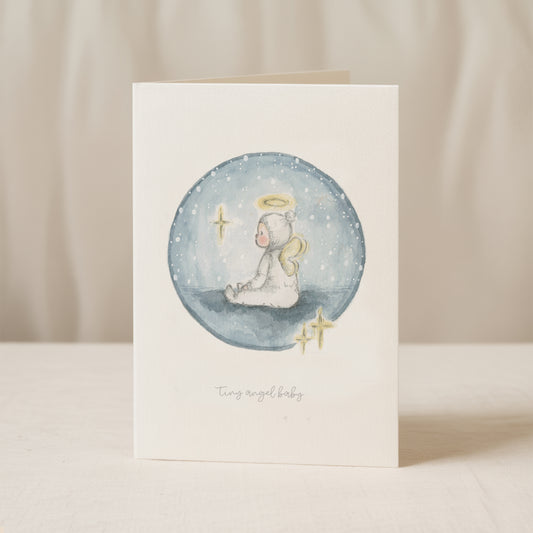 Tiny Angel Baby Card