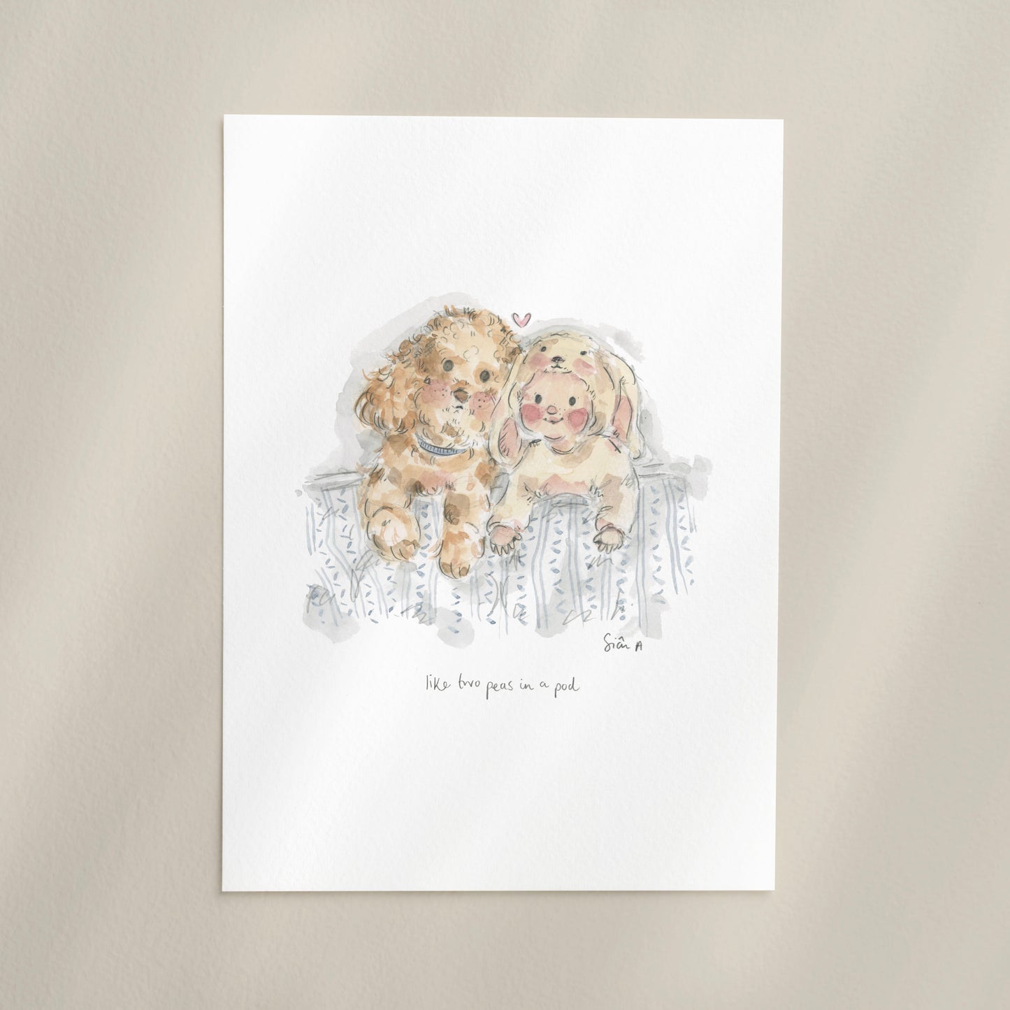 Art Prints Sian Alexia Paine Dog Illustration