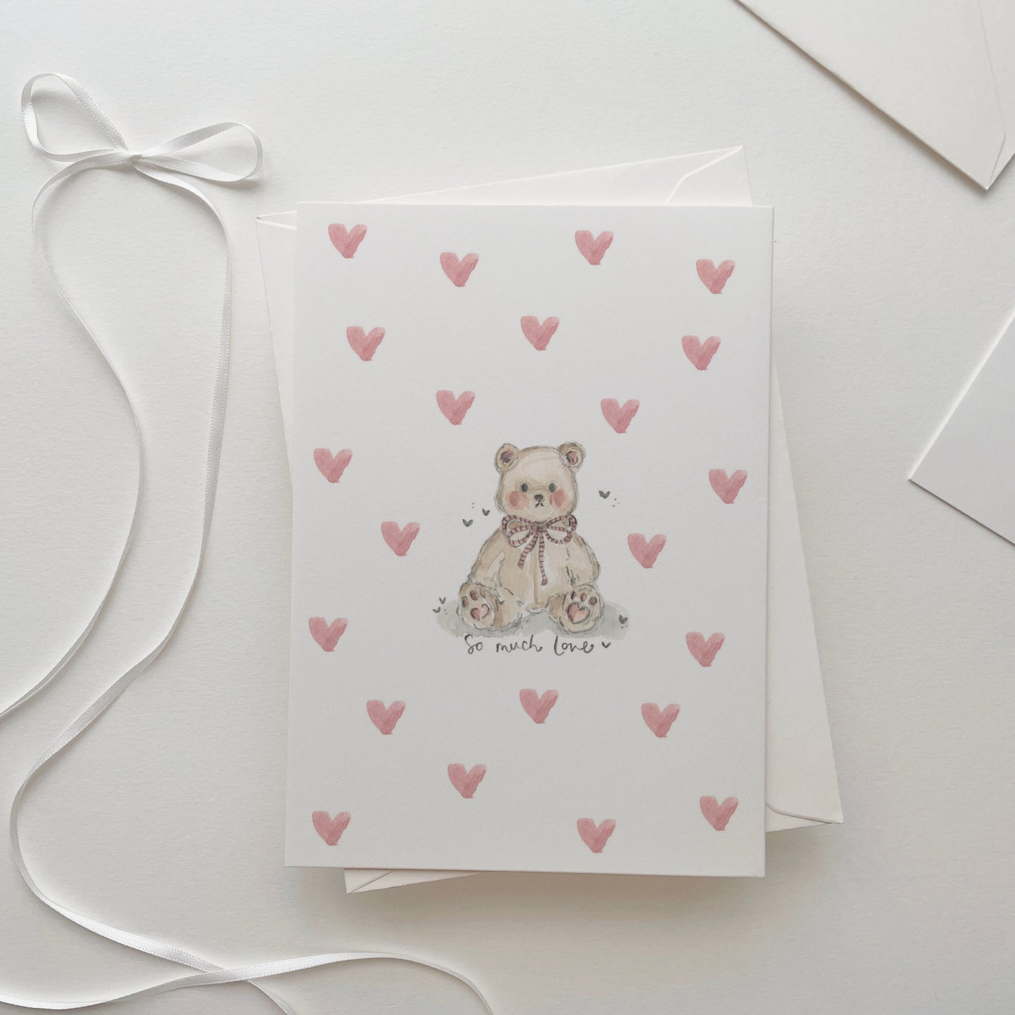 William The Bear Keepsake Card